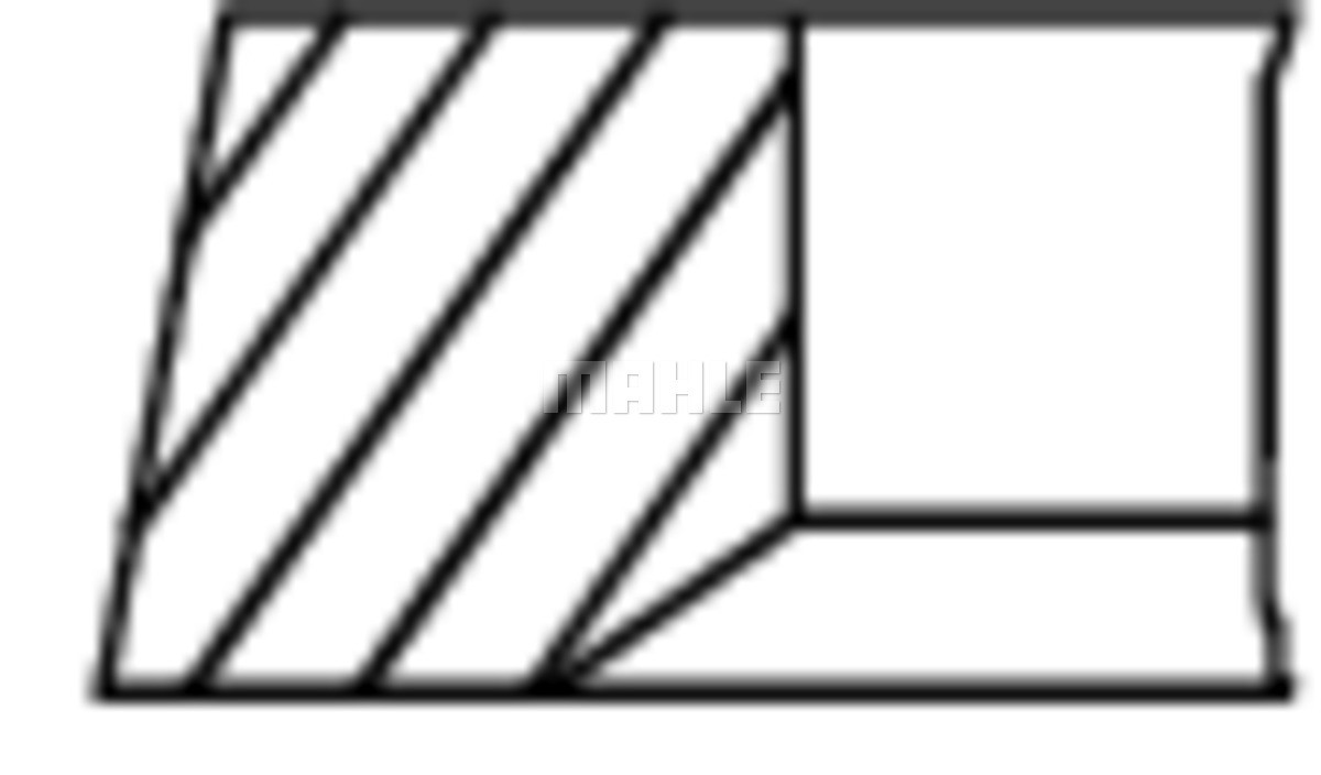 MAHLE Kolbenringsatz