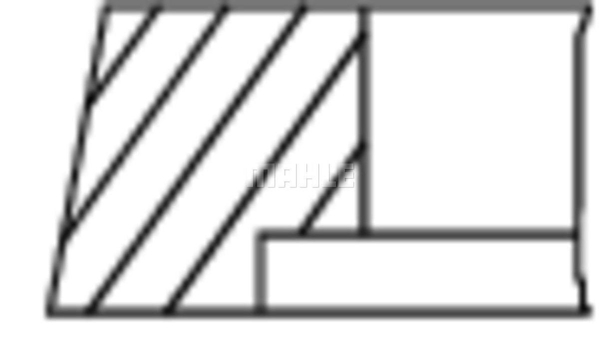 MAHLE Kolbenringsatz