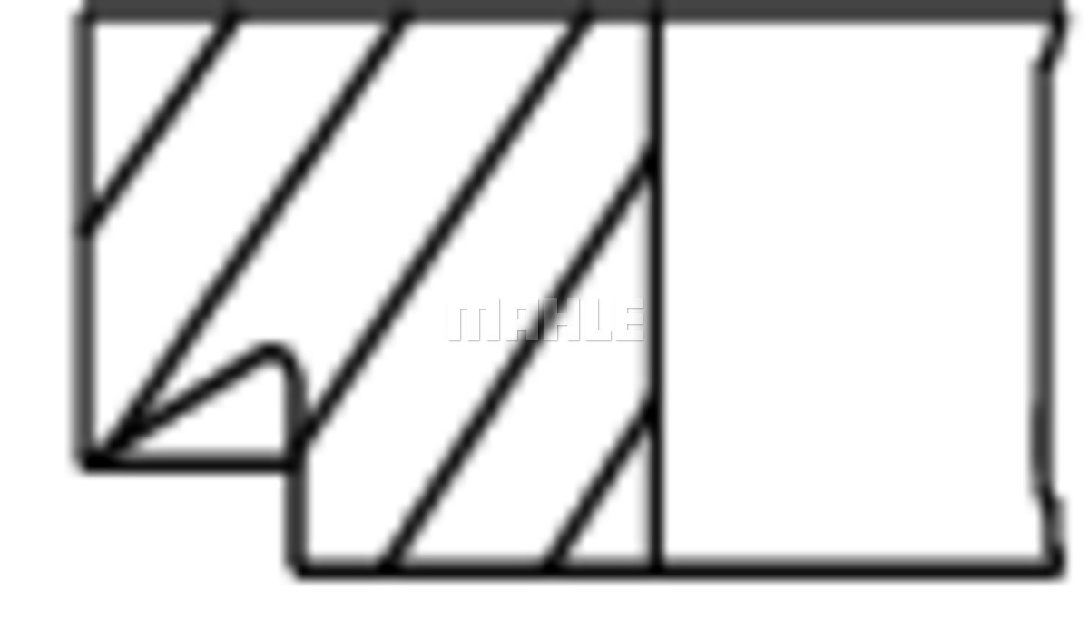 MAHLE Kolbenringsatz