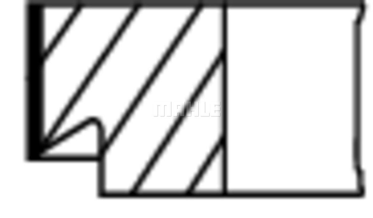 MAHLE Kolbenringsatz