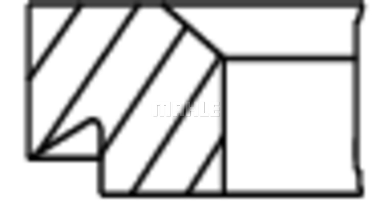 MAHLE Kolbenringsatz