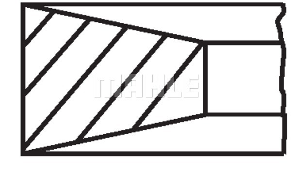 MAHLE Kolbenringsatz