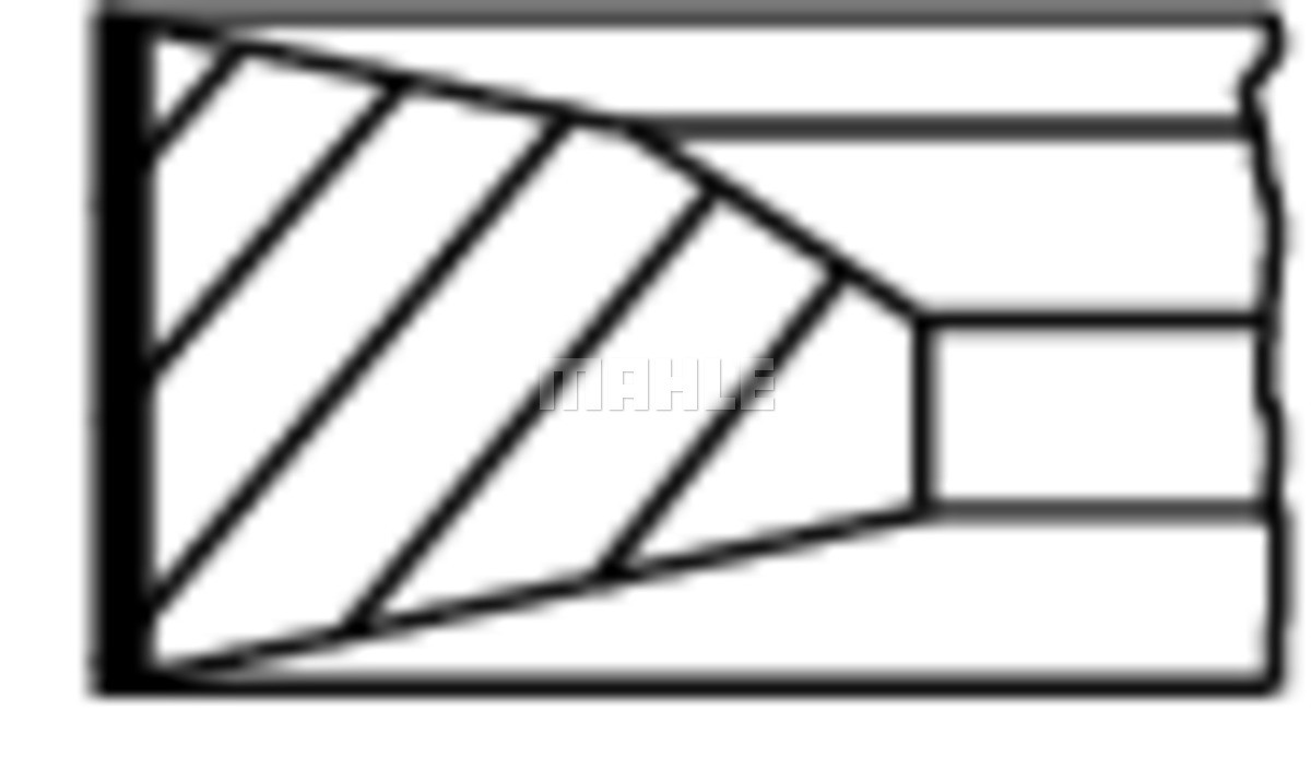 MAHLE Kolbenringsatz