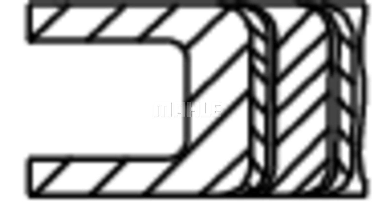 MAHLE Kolbenringsatz