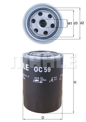 MAHLE Ölfilter
