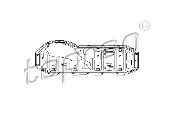 TOPRAN Schwallblech, Ölwanne