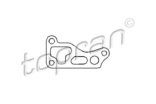 TOPRAN Dichtung, Ölfiltergehäuse