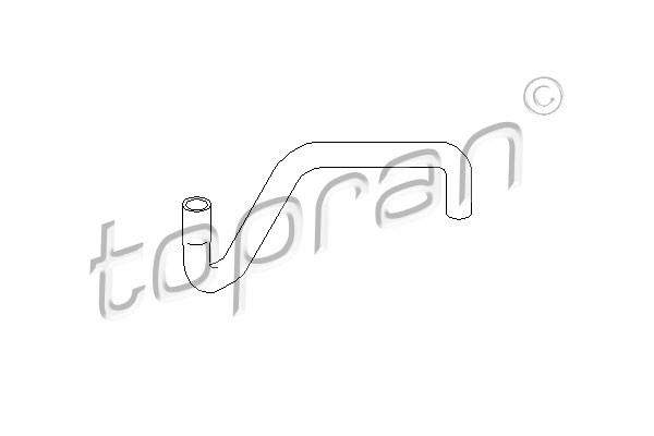 TOPRAN Kühlerschlauch