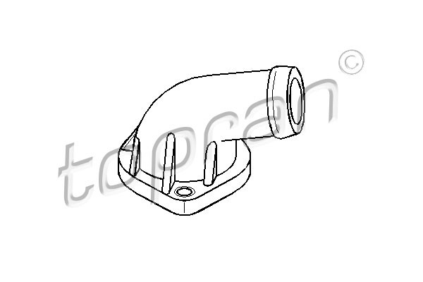 TOPRAN Kühlmittelflansch