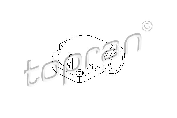 TOPRAN Kühlmittelflansch