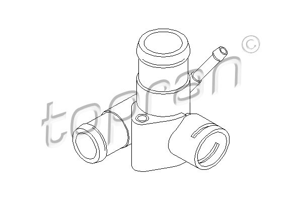 TOPRAN Kühlmittelflansch