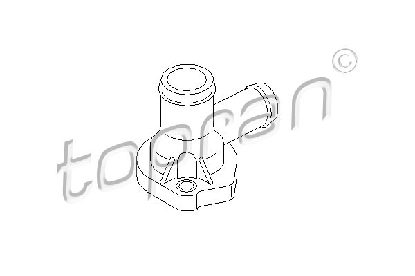 TOPRAN Kühlmittelflansch