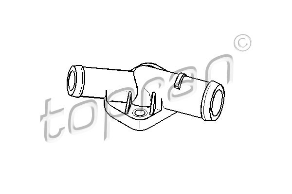 TOPRAN Kühlmittelflansch