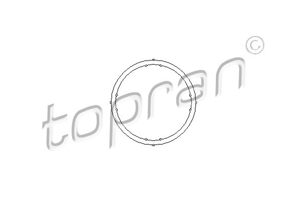 TOPRAN Dichtung, Kühlmittelflansch