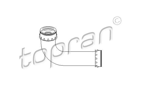 TOPRAN Ladeluftschlauch