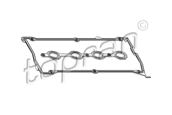 TOPRAN Dichtungssatz, Zylinderkopfhaube