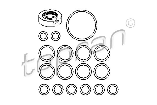 TOPRAN Dichtungssatz, Hydraulikpumpe