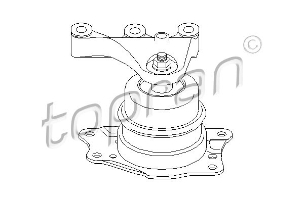 TOPRAN Lagerung, Motor