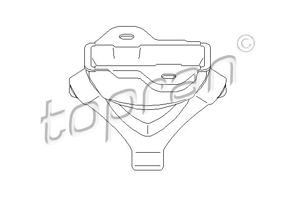 TOPRAN Halter, Schalldämpfer