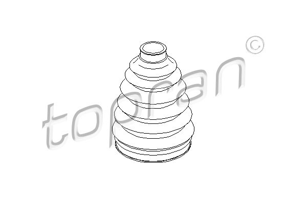 TOPRAN Faltenbalg, Antriebswelle