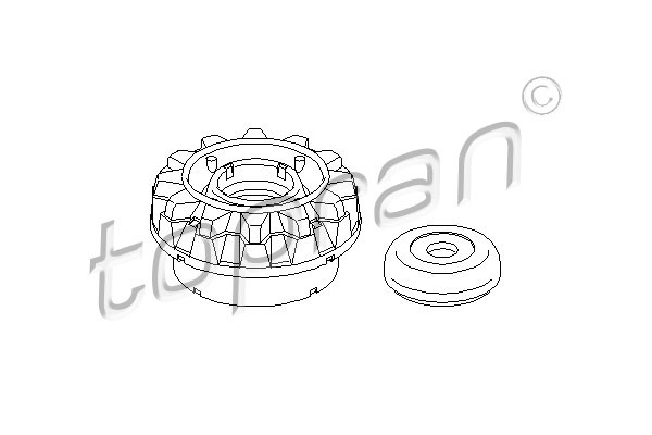 TOPRAN Federbeinstützlager