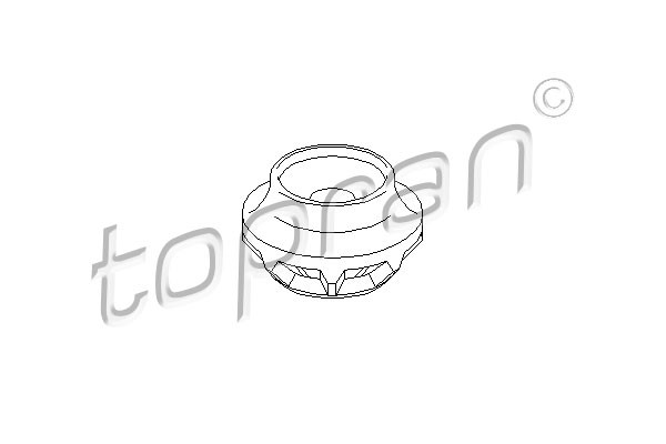 TOPRAN Federbeinstützlager