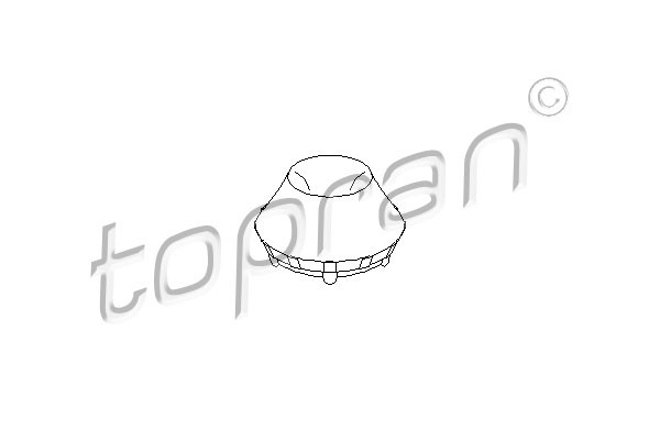 TOPRAN Federbeinstützlager