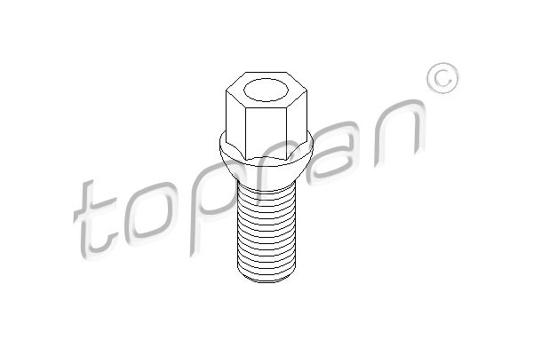 TOPRAN Radschraube