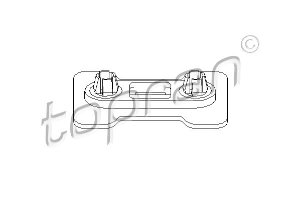 TOPRAN Halter, Stoßfänger