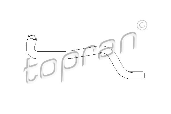 TOPRAN Kühlerschlauch