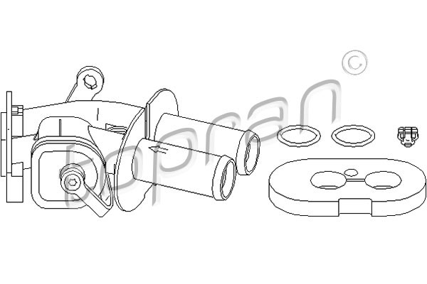 TOPRAN Kühlmittelregelventil