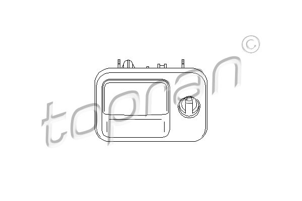 TOPRAN Handschuhfachschloss