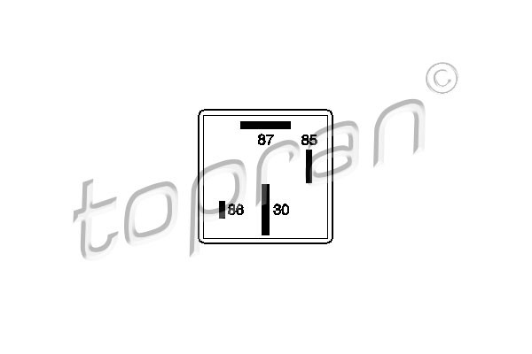 TOPRAN Relais, Saugrohrvorwärmung