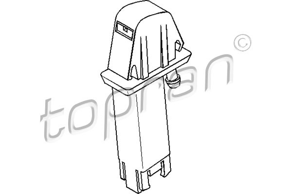 TOPRAN Waschwasserdüse, Scheibenreinigung