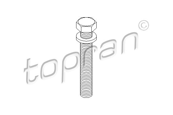 TOPRAN Riemenscheibenschraube