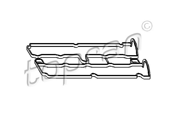 TOPRAN Dichtung, Zylinderkopfhaube