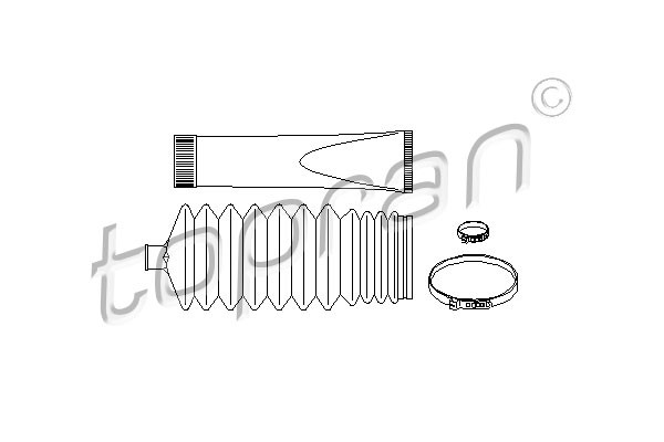 TOPRAN Faltenbalgsatz, Lenkung