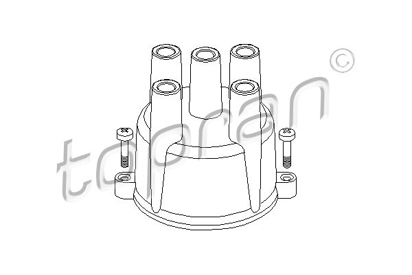 TOPRAN Zündverteilerkappe