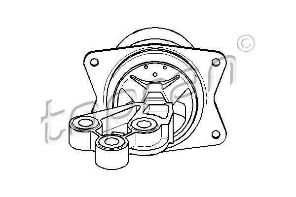 TOPRAN Lagerung, Motor