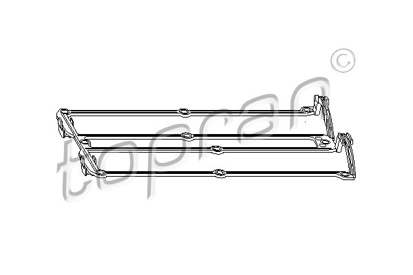 TOPRAN Dichtung, Zylinderkopfhaube
