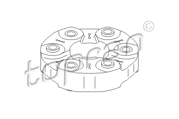 TOPRAN Gelenk, Längswelle