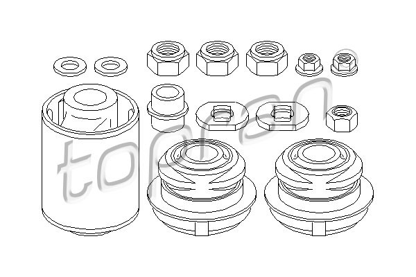 TOPRAN Reparatursatz, Querlenker