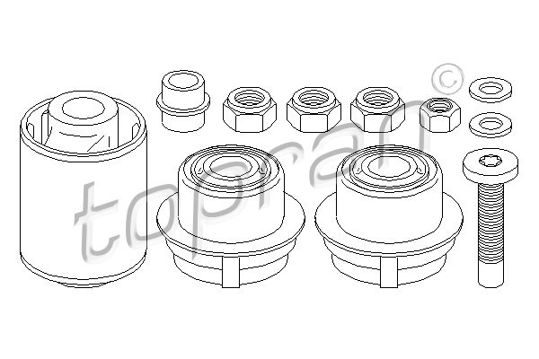 TOPRAN Reparatursatz, Querlenker