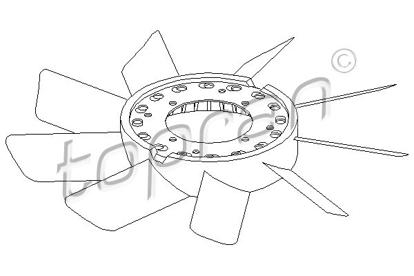 TOPRAN Lüfterrad, Motorkühlung