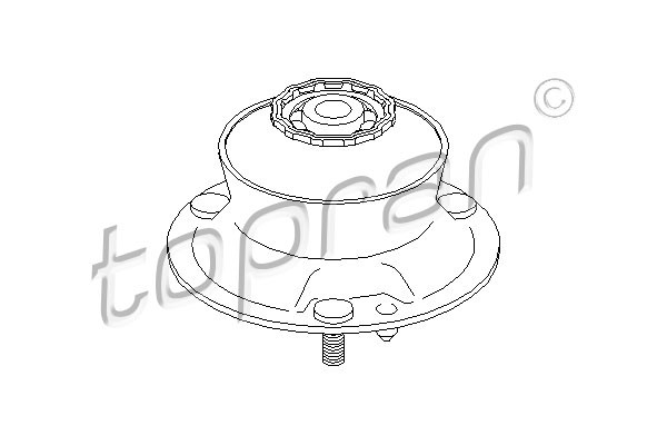 TOPRAN Federbeinstützlager