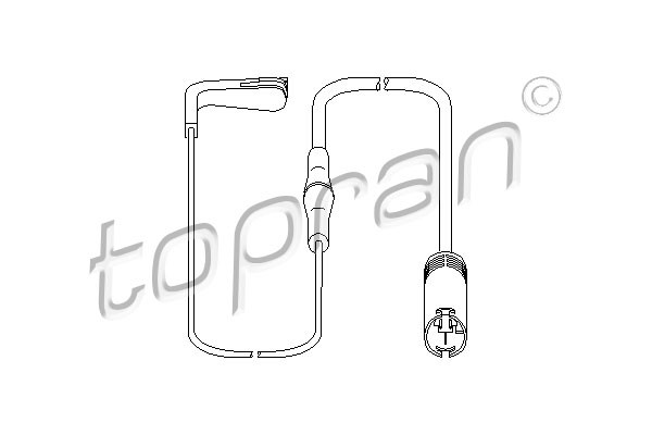 TOPRAN Sensor, Bremsbelagverschleiß