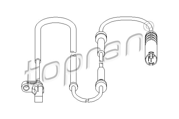 TOPRAN Sensor, Raddrehzahl