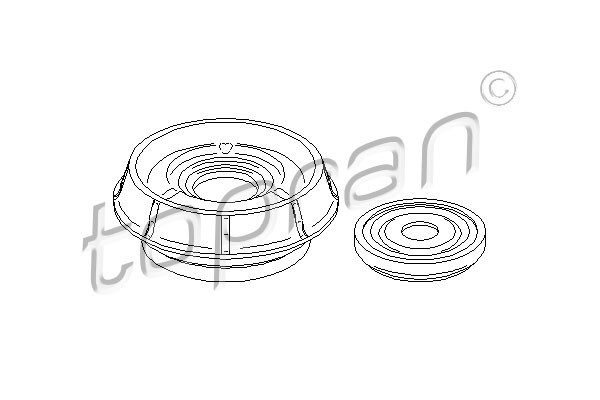 TOPRAN Reparatursatz, Federbeinstützlager
