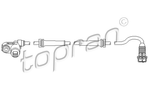TOPRAN Sensor, Raddrehzahl