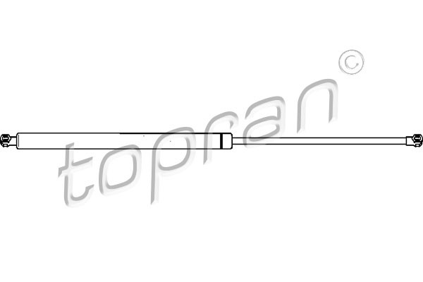 TOPRAN Gasfeder, Koffer-/Laderaum